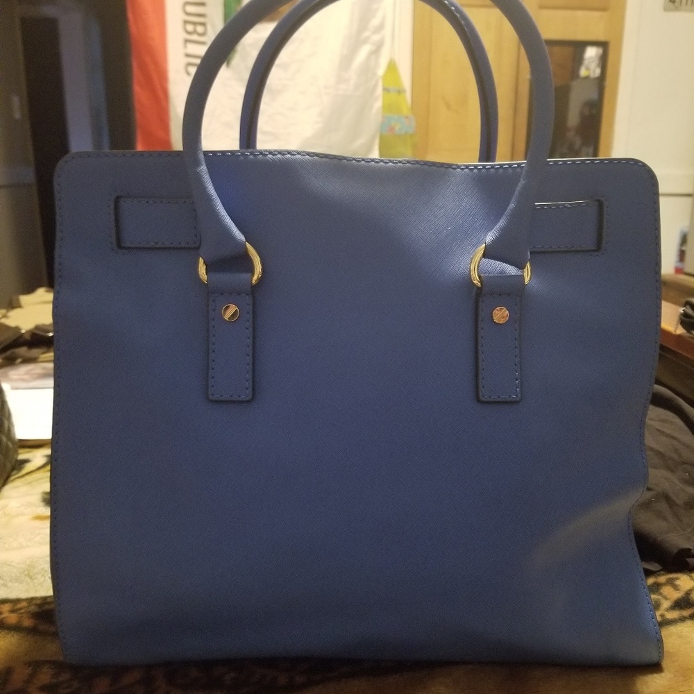 Blue michael kors large hamilton